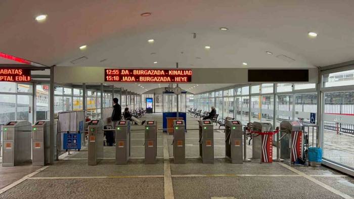 İstanbul’da Bazı Vapur Seferleri İptal Edildi