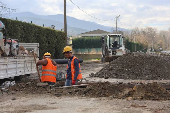 Sapanca’nın Yeni Yağmursuyu Hattında Çalışmalar Tamamlandı