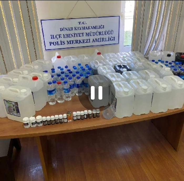 Kaçak Alkol Operasyonu Polis Kamerasında
