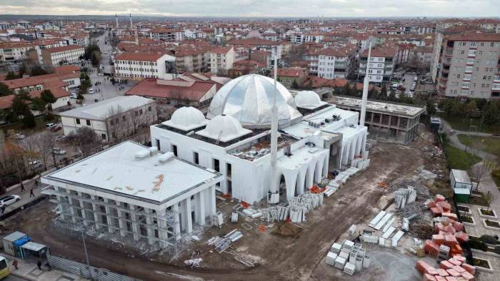 Aksaray’da Selçuklu Cami Ve Külliyesi Projesi İnşaatı Hızla Yükseliyor