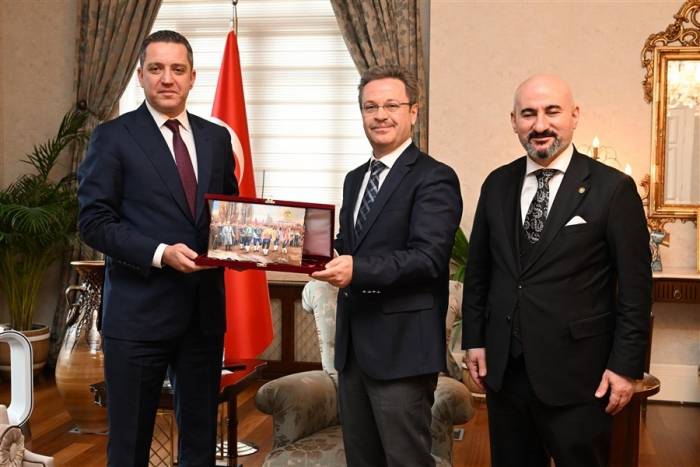 Vali Ünlü Tbb Başkanı Sağkan’ı Ağırladı