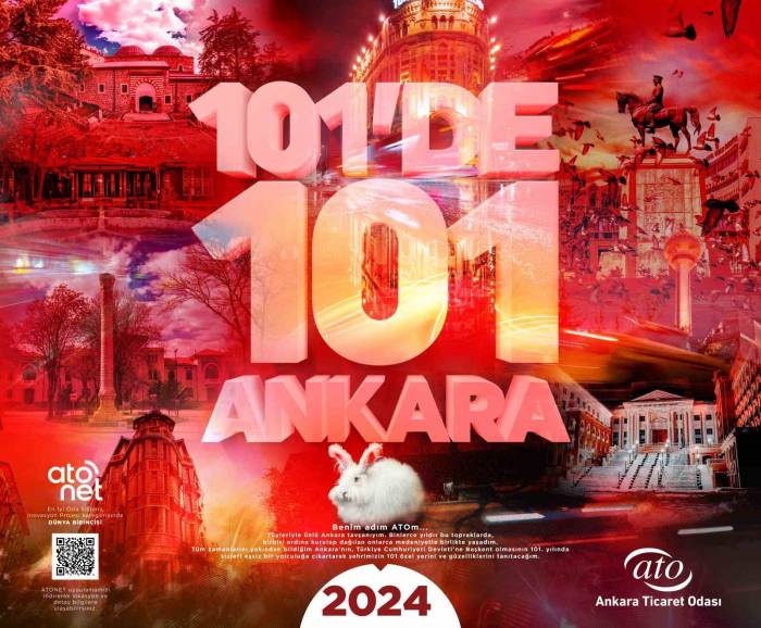 Ato’dan Cumhuriyet’in 101. Yılı İçin “101’de 101 Ankara” Takvimi