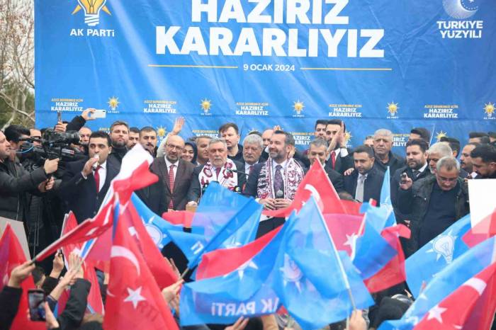 Yeniden Aday Olan Başkan Şerifoğulları’na Coşkulu Karşılama