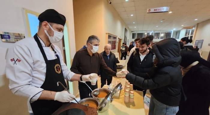 Dpü’de Öğrencilere Çorba İkramı