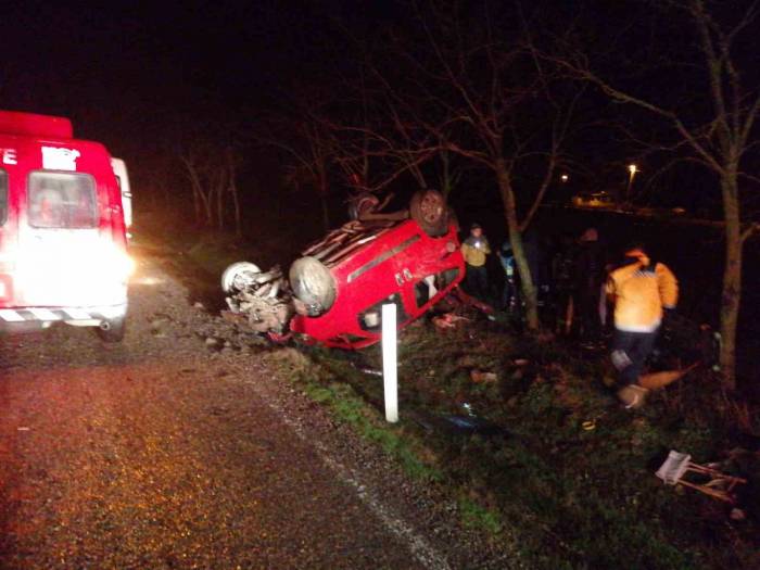 Gönen’de Trafik Kazasında 1 Kişi Yaralandı