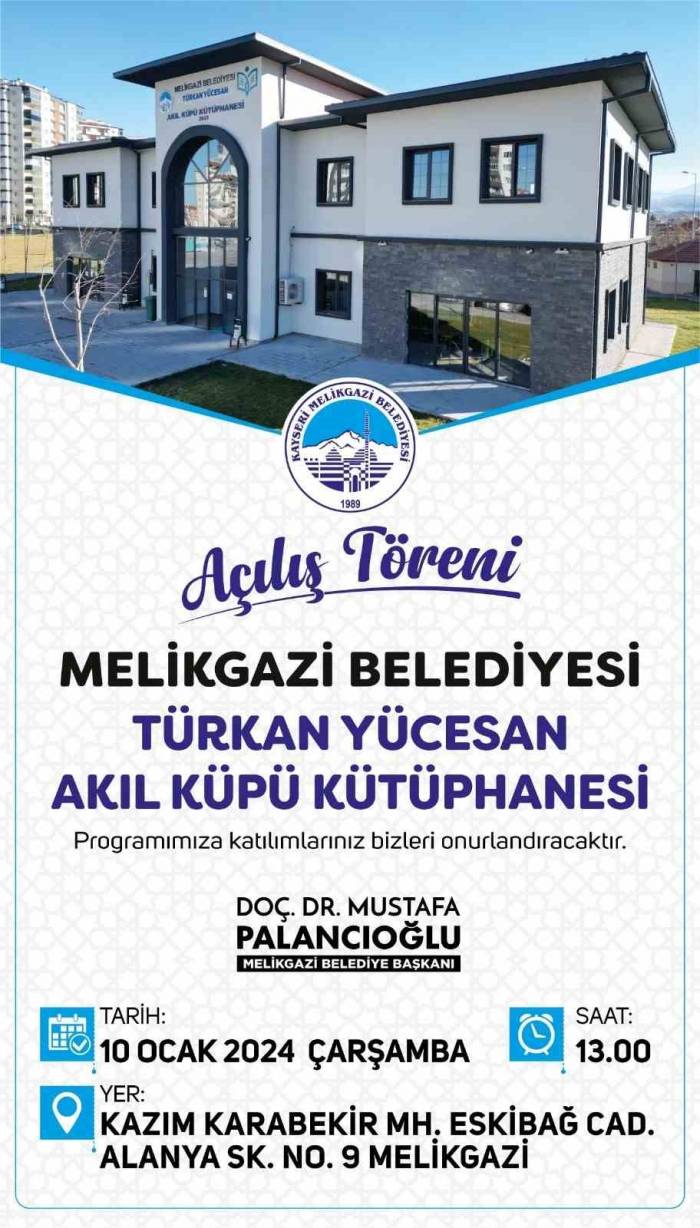 Melikgazi’den Bir Biri Ardına 2 Açılış
