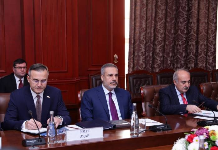 Bakan Fidan, Tacik Mevkidaşı Muhriddin Ve Kırgızistan Cumhurbaşkanı Rahman İle Görüştü