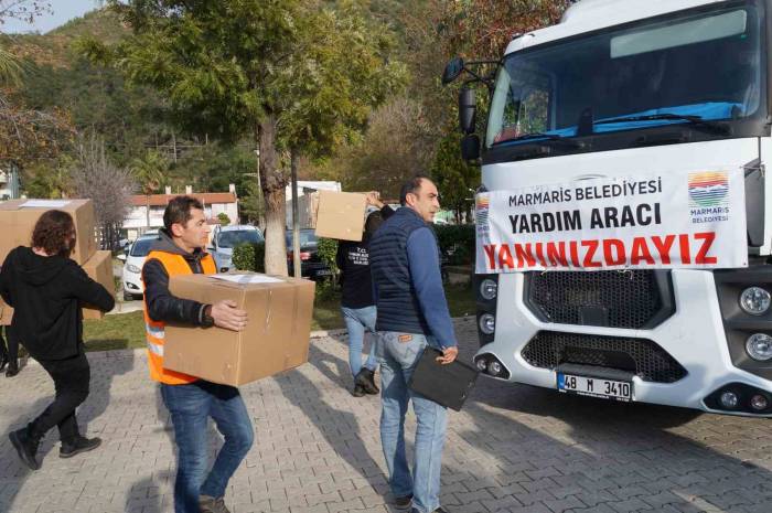 Marmaris Belediyesi’nden İhtiyaç Sahibi Ailelere Destek