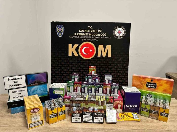 Kocaeli’de 3 İş Yerine Operasyon: 26 Bin Sahte Bandrollü Boş Ve Dolu Makaron Ele Geçirildi
