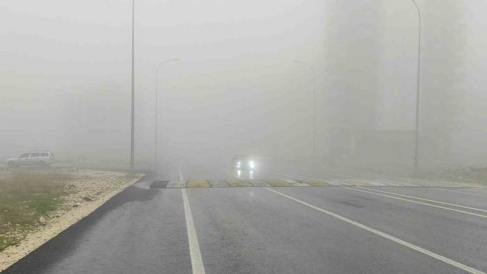 Şanlıurfa’da Sis Ve Yağmur Etkili Oluyor