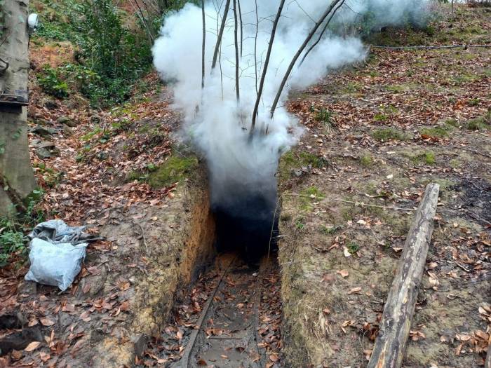 Zonguldak’ta 7 Kaçak Ocak İmha Edildi