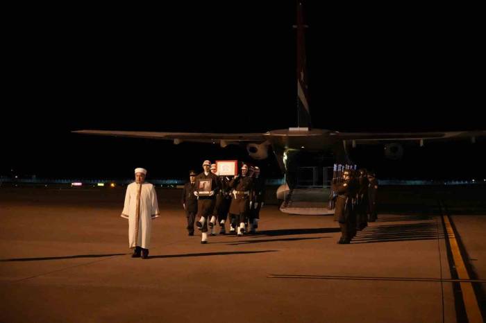 Ordulu Şehidin Cenazesi Samsun’a Getirildi