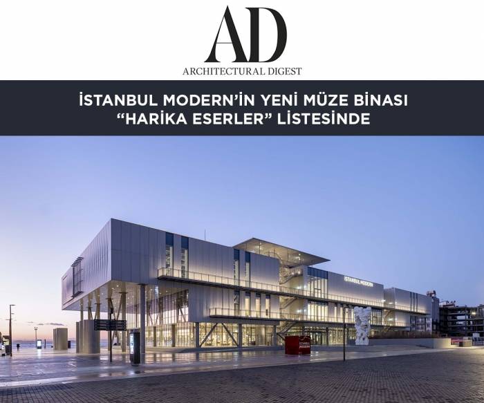 İstanbul Modern’in Yeni Binası ’harika Eserler’ Listesinde