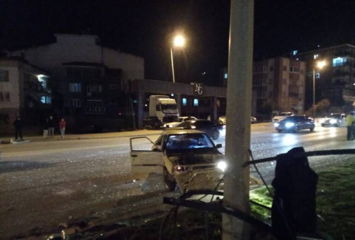 Alkollü Sürücü Aracı Hurdaya Çevirdi