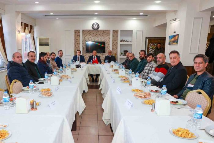 Bingöl Valisi Usta, Basın Mensuplarıyla Bir Araya Geldi