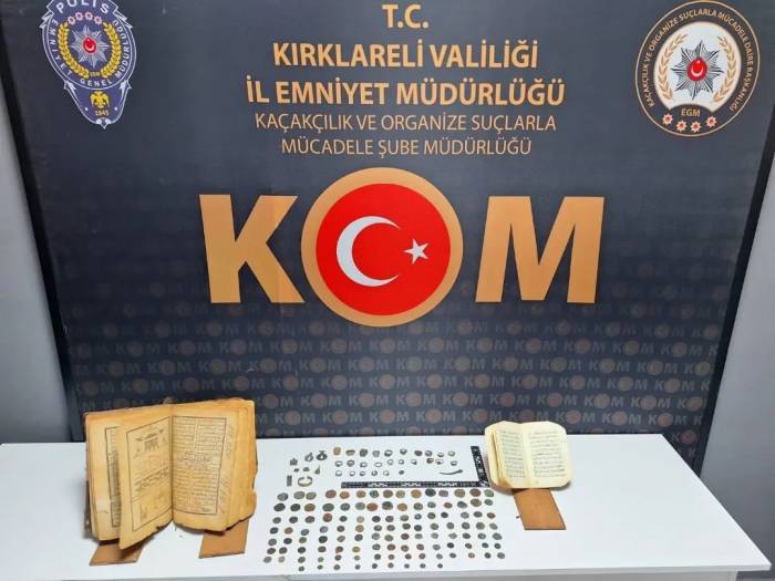 Kırklareli’nde Tarih Eser Kaçakçılığı: 3 Gözaltı