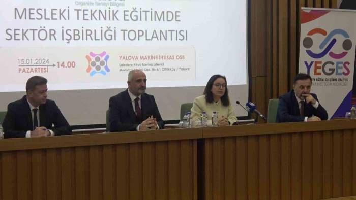 Yalova Osb’de Mesleki Teknik Eğitimde İşbirliği Toplantısı