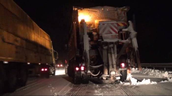 Antalya - Konya Karayolunda Ulaşıma "Kar" Engeli
