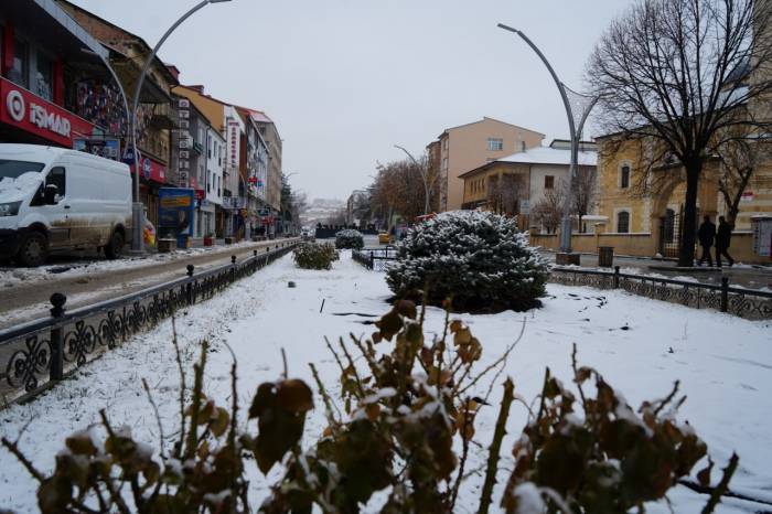 Bayburt’ta Kar Yağışı