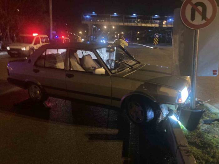 Polisten Kaçan Alkollü Sürücü Kaza Yaptı, 59 Bin 865 Tl Para Cezasına Çarptırıldı