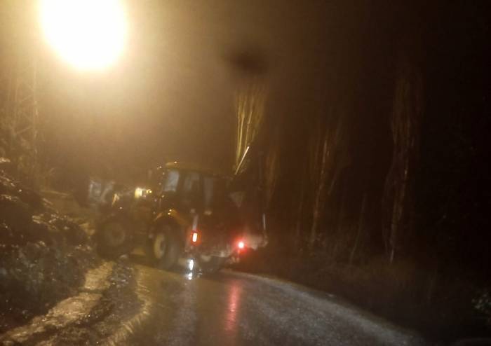 Şiddetli Yağış Nedeniyle Toprak Kayması Yaşandı