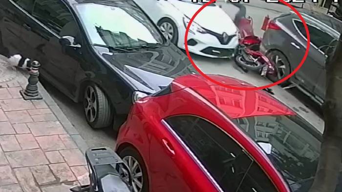 Samsun’da Kaza Kamerada