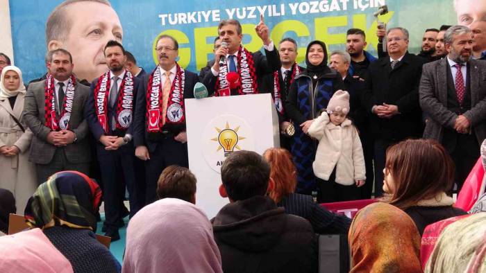 Ak Parti Yozgat Belediye Başkan Adayı Celal Köse‘Ye Coşkulu Karşılama