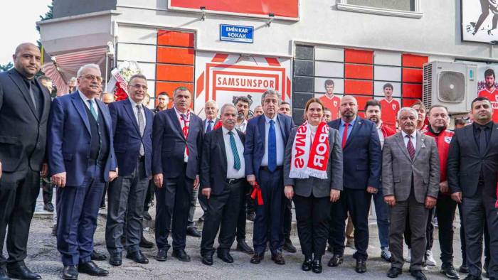 Samsunspor Efsanesi Emin Kar’ın İsmi Sokağa Verildi