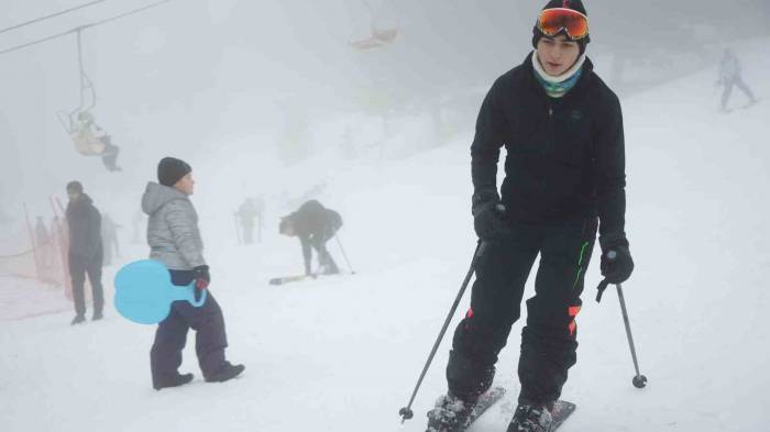 Uludağ Sömestr Tatilinde Doldu Taştı