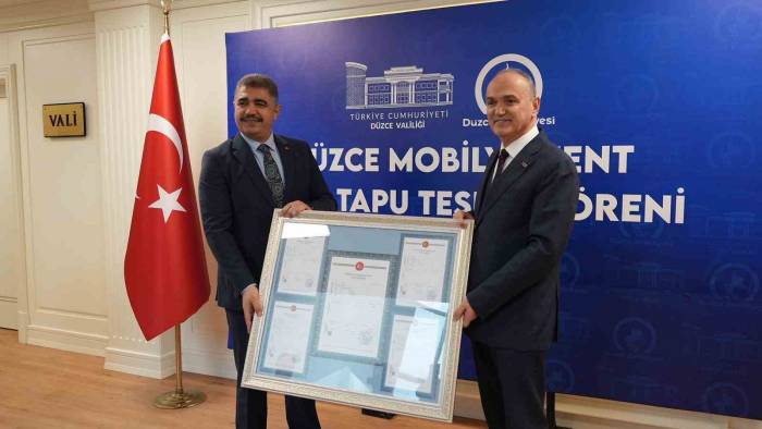 300 Dönüm Arazi Düzce Belediyesi’nin Oldu