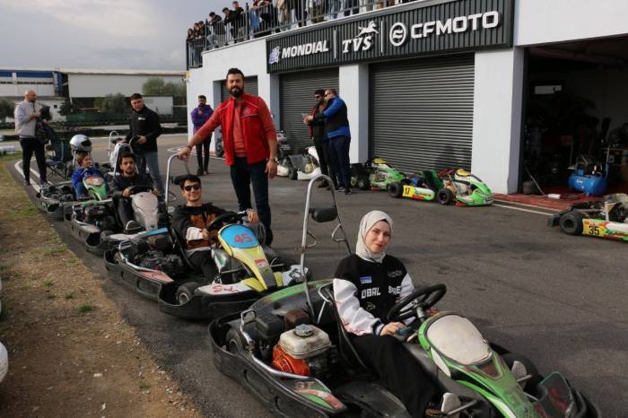 Nazilli Go-kart Pistinde Gençler Yarıştı