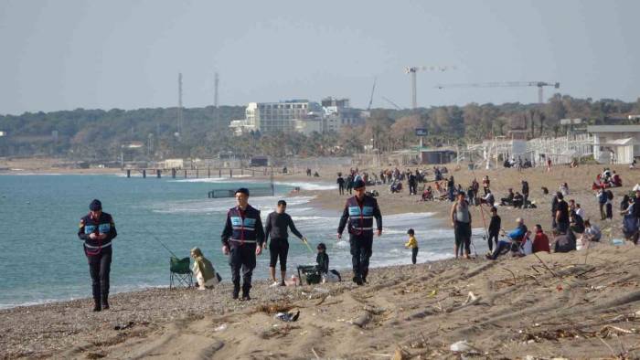 64 Kilometrelik Sahilde Jandarmadan Dronlu Devriye