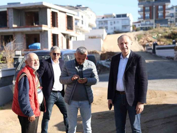 Başkan Atabay Çalışmaları Yerinde Denetledi