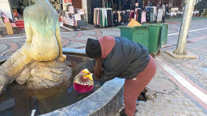 Edirne Kuru Ayaza Teslim Oldu, Havuzlar Dondu