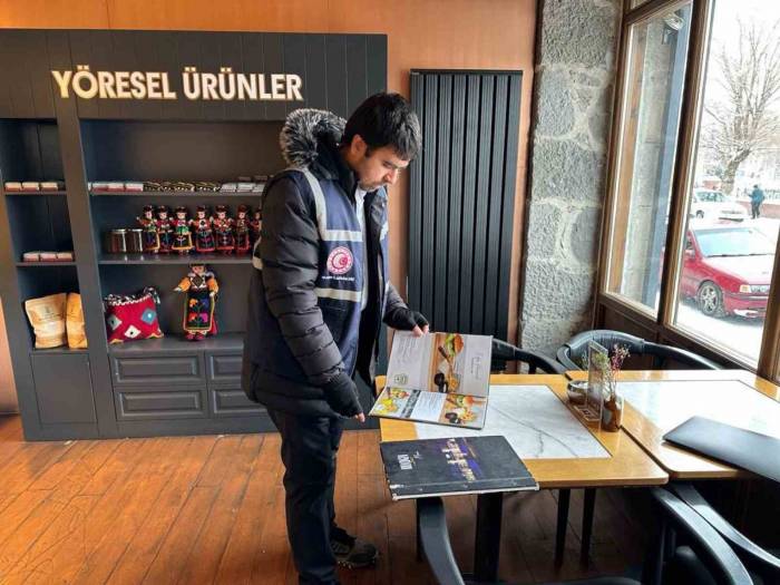 Ardahan’da Restoran Ve Kafelere ’fiyat Listesi’ Denetimi