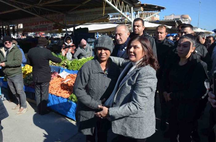 Başkan Çerçioğlu Didim Pazarında Vatandaşlarla Buluştu
