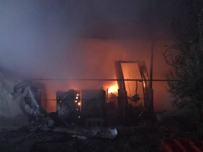 Hatay’da Yanan Konteyner Kullanılmaz Hale Geldi