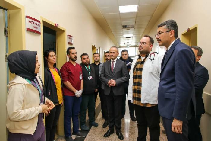 Vali Çelik, Yüksekova’da İncelemelerde Bulundu