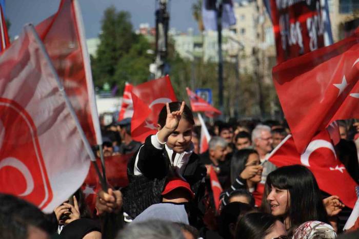 Mhp Lideri Bahçeli: "Dem’lenmiş Chp, Terörle Mücadeleye Şaşı Bakmaktadır"