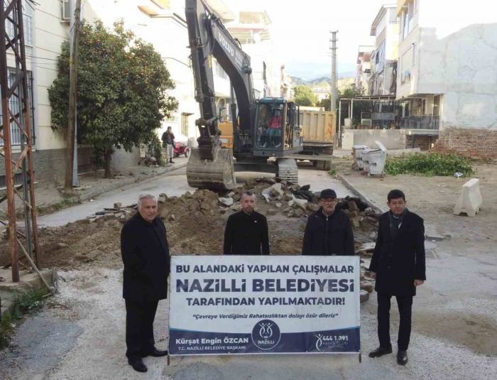 Nazilli’de Sokaklar Yenileniyor