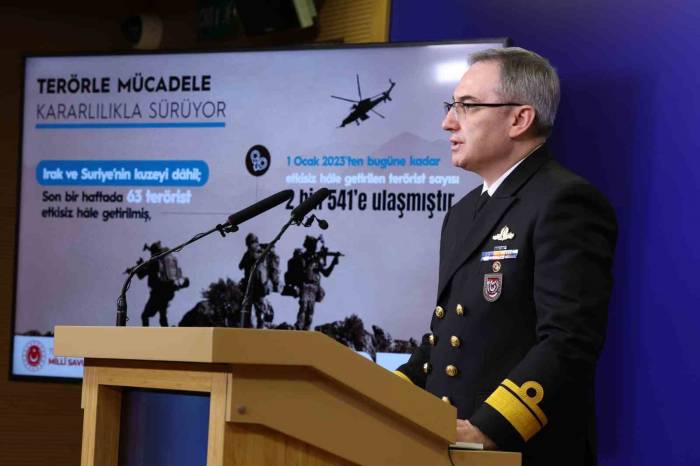 Msb: “Suriye’de Etkisiz Hale Getirilen Terörist Sayısı Bin 704’e Yükselmiştir”