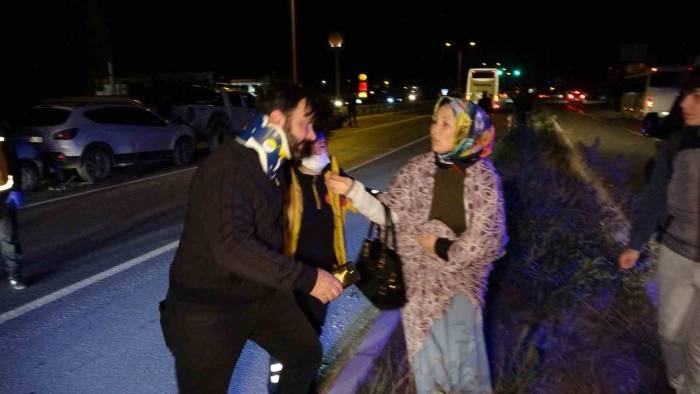 Manavgat’ta 7 Araçlı Zincirleme Kazada 3 Yaralı