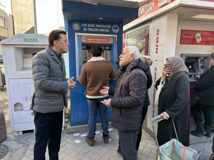 Hatipoğlu ‘Sumatik’ Kuyruğu Oluşturan Vatandaşlara Çözüm Sözü Verdi
