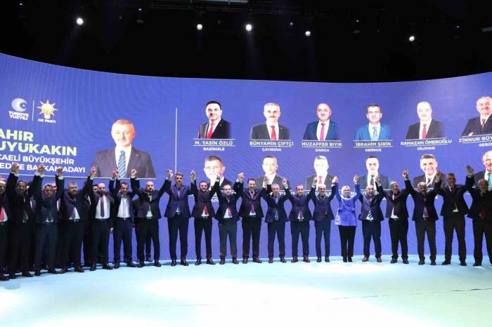 Kocaeli’nin Ak Parti Belediye Başkan Adayları Tanıtıldı