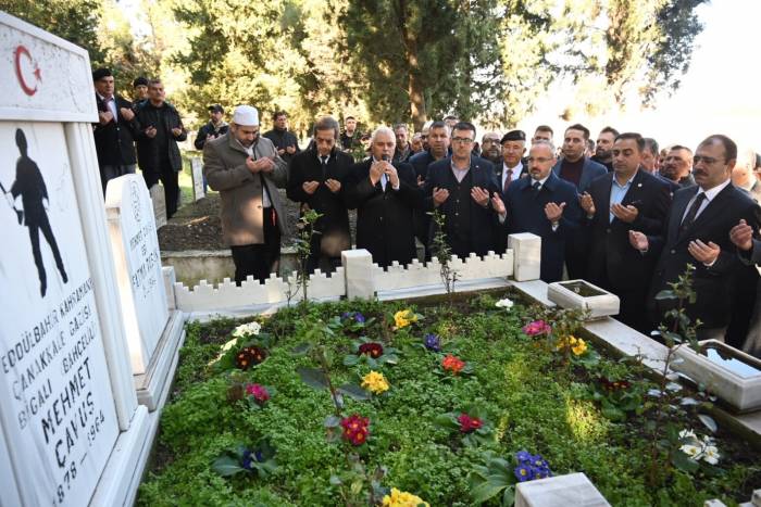 Çanakkale Zaferi’nin Kahramanlarından Bigalı Mehmet Çavuş Kabri Başında Anıldı