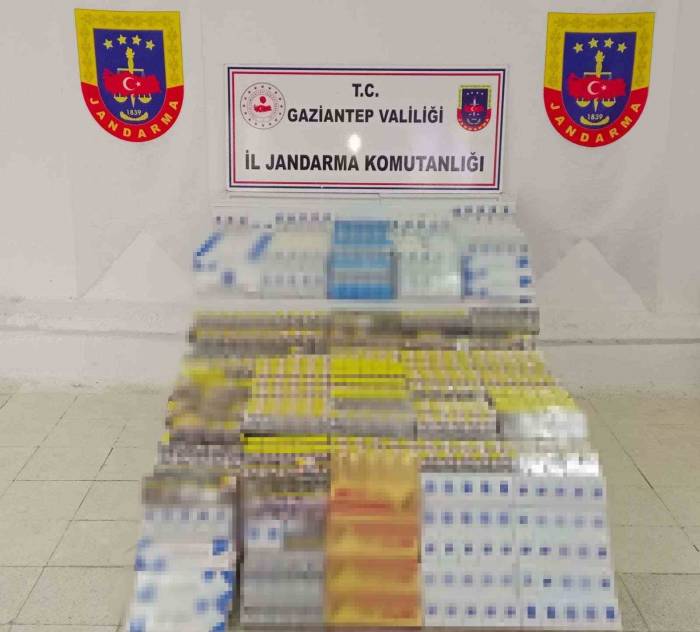Gaziantep’te 1 Milyon Lira Değerinde Kaçak Sigara Ele Geçirildi