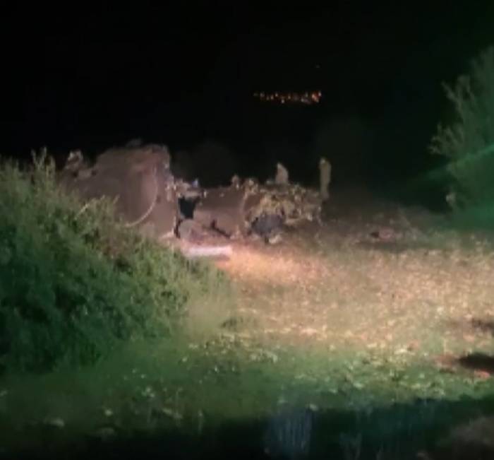 Düşen Helikopterin Enkazından İlk Görüntüler