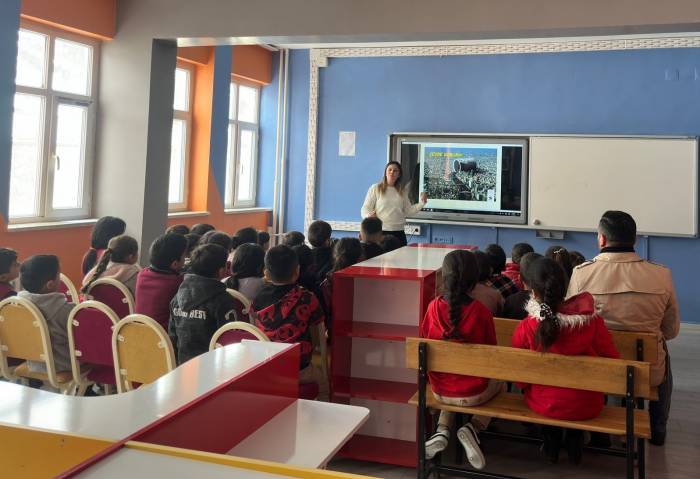 Hakkari’de Öğrencilere Çevre Eğitimi