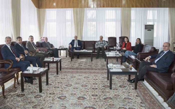 Rektör Çomaklı, Prof. Dr. Peker’i Ağırladı