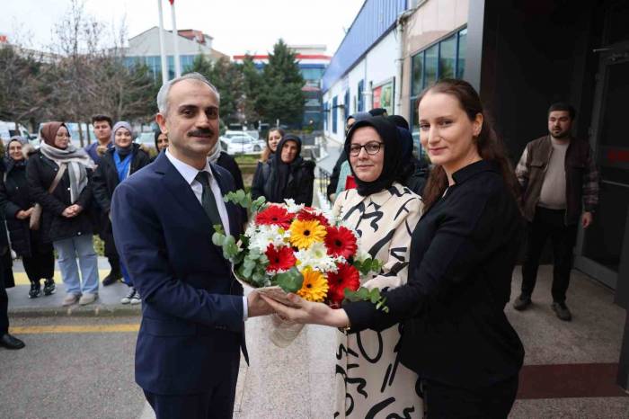 Başkan Çiftçi’ye Sürpriz Karşılama